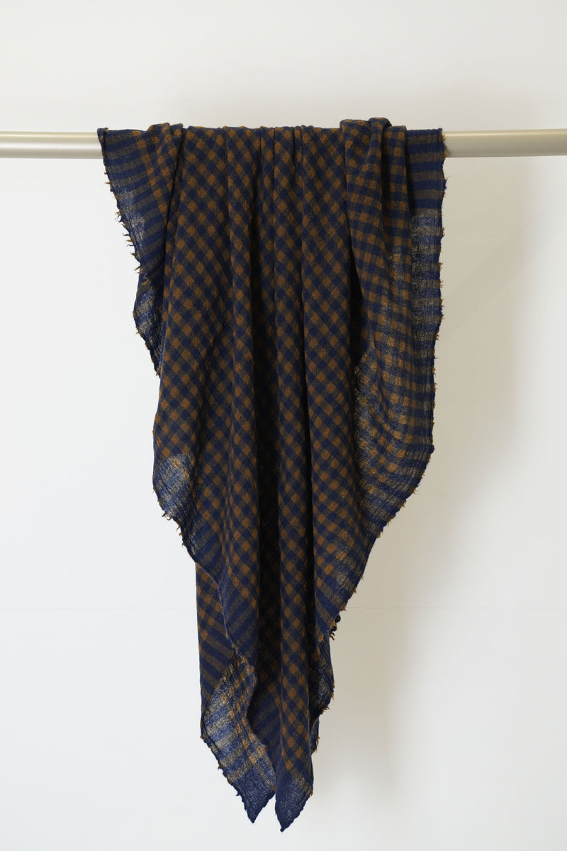 big scarf cashmere olive blue p2118/ts1027