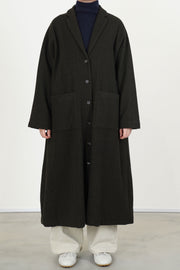 coat cashmere military p2081/ts987