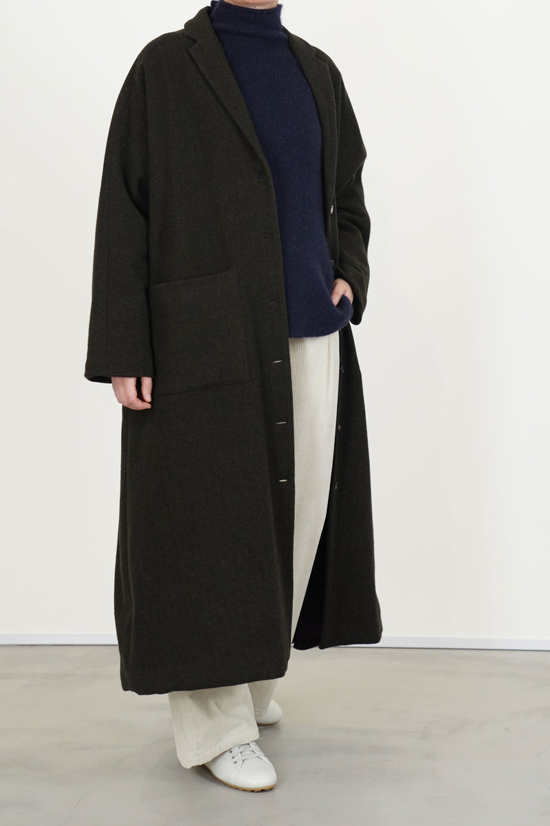 coat cashmere military p2081/ts987