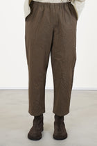 cropped trousers crinkled cotton p645/ts1014