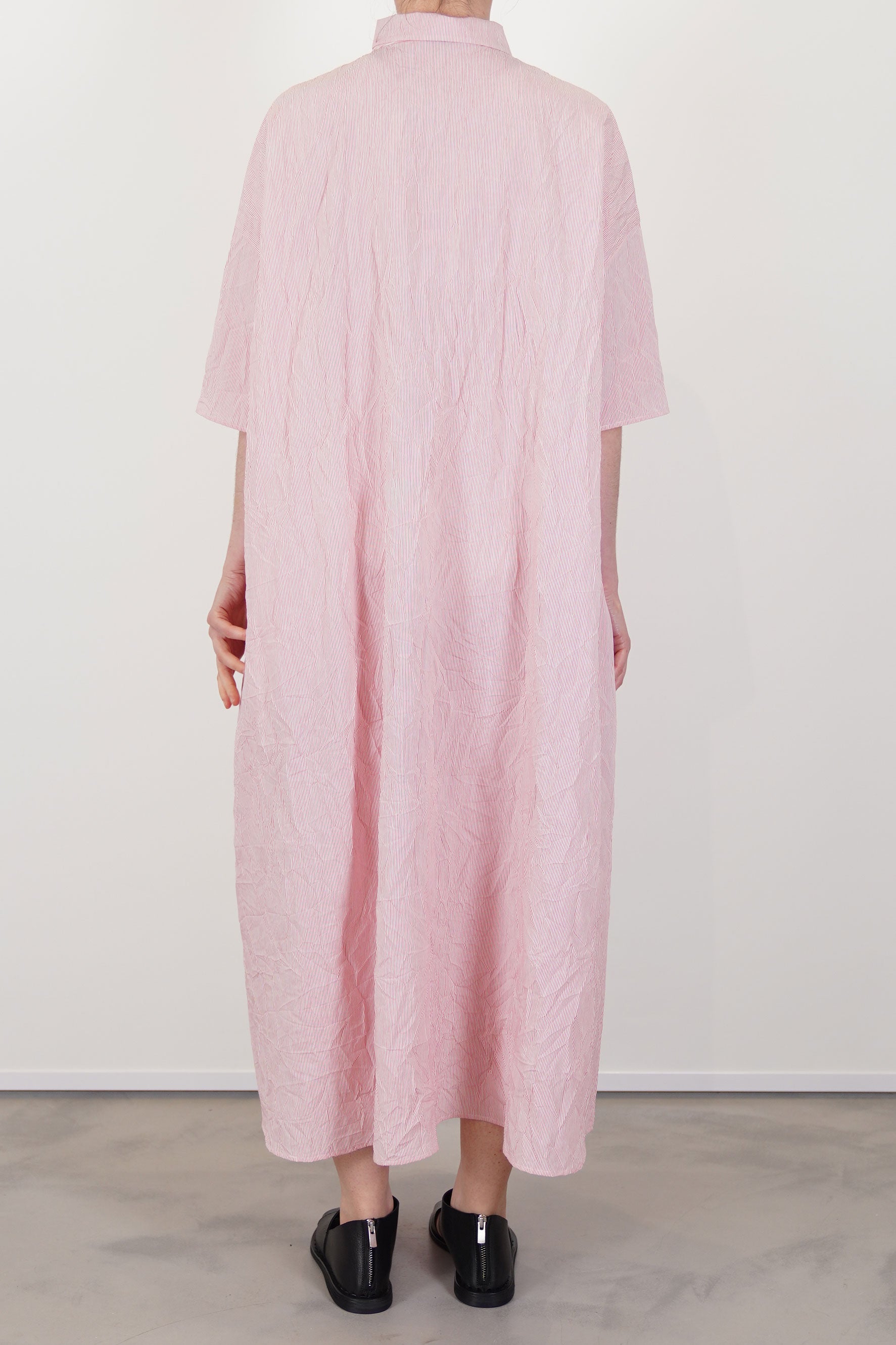 dress thin stripes tomato p1813/ts492