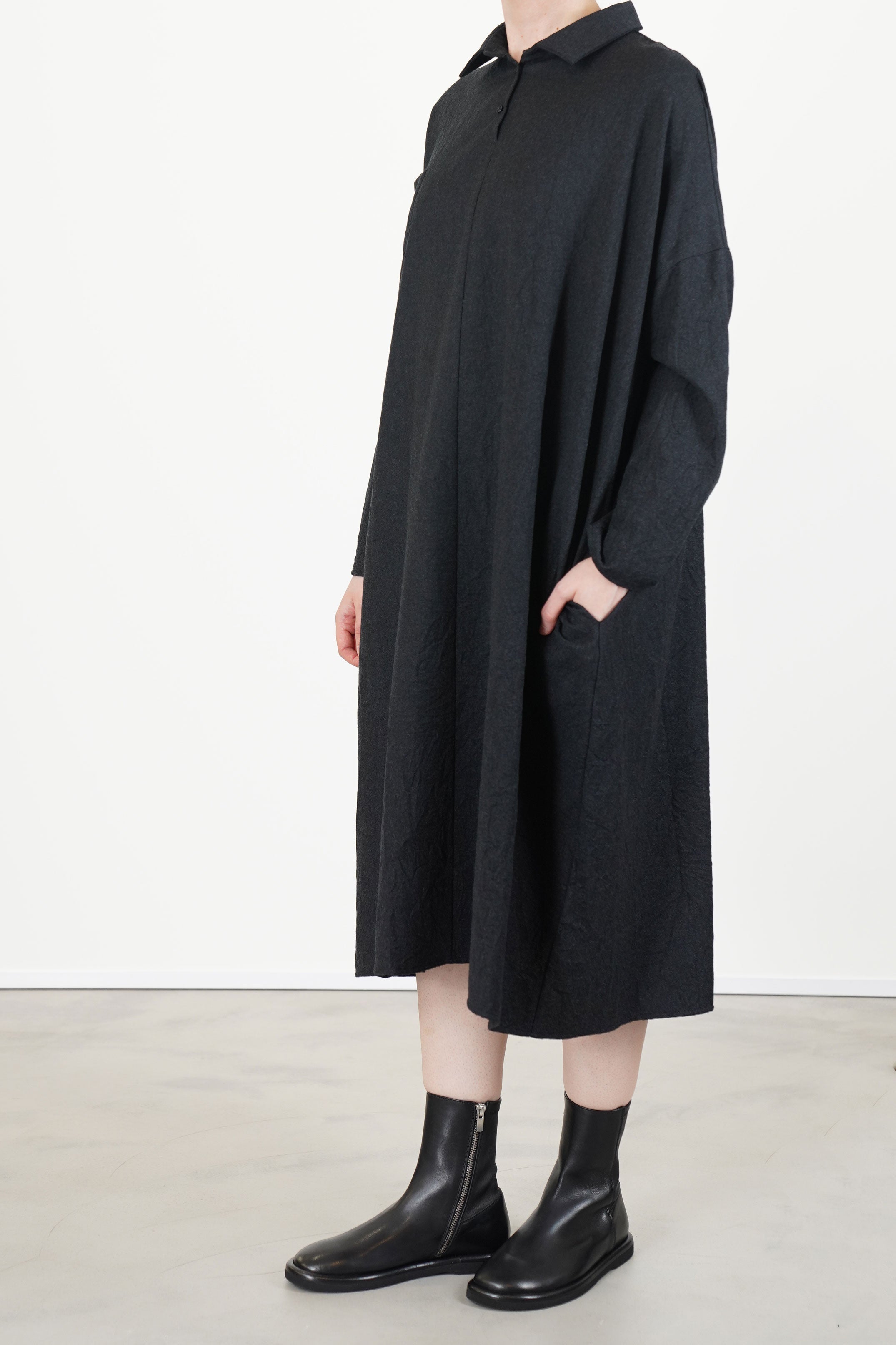 dress virgin wool graphite p1198/ts990