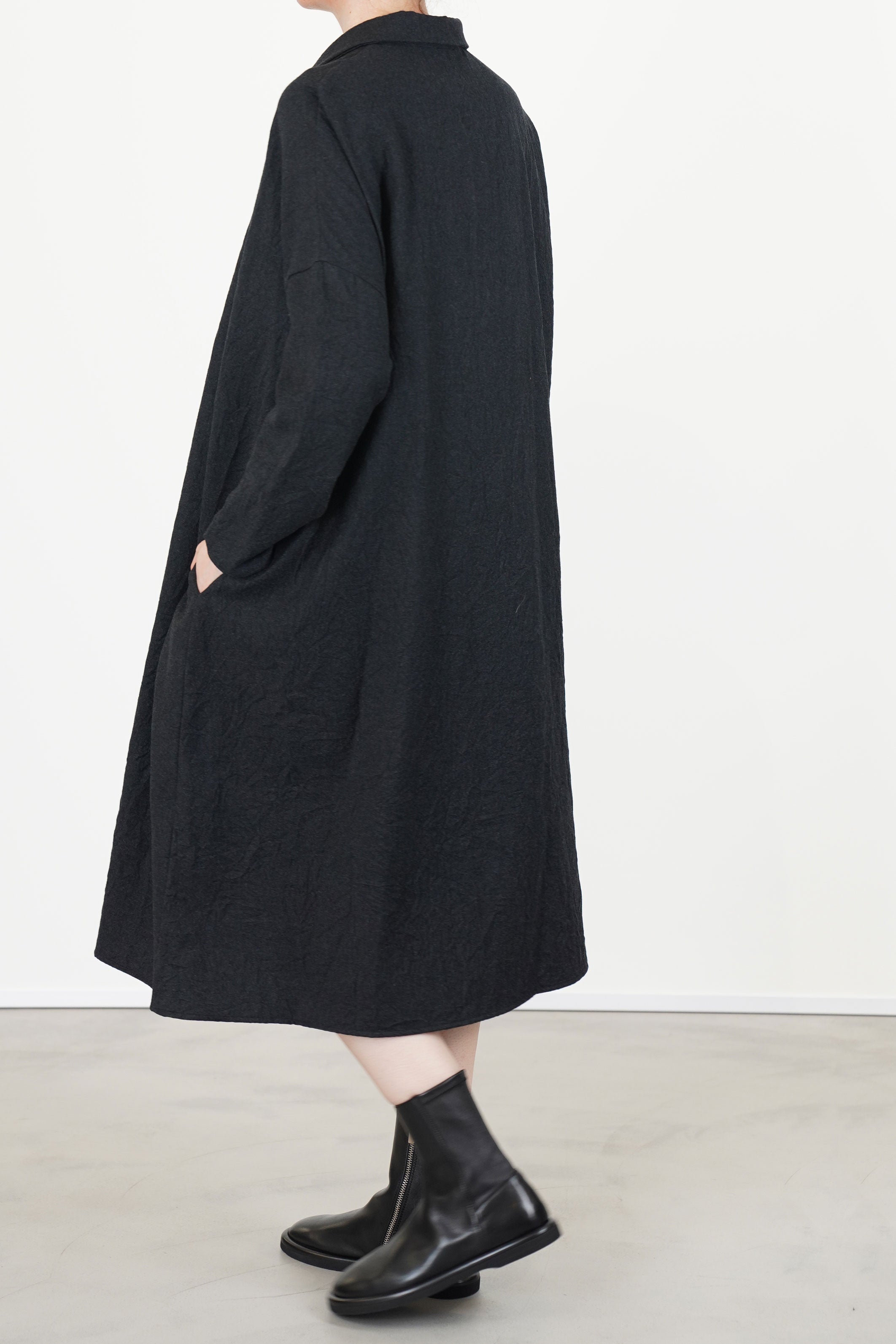 dress virgin wool graphite p1198/ts990
