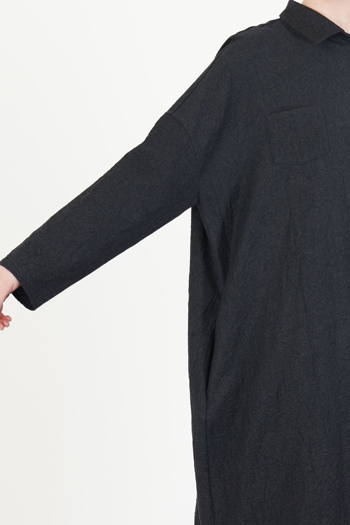dress virgin wool graphite p1198/ts990