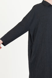 dress virgin wool graphite p1198/ts990