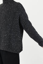 high neck sweater cashmere graphite p2110/ts1022