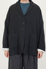 jacket cashmere cement grey p2084/ts987