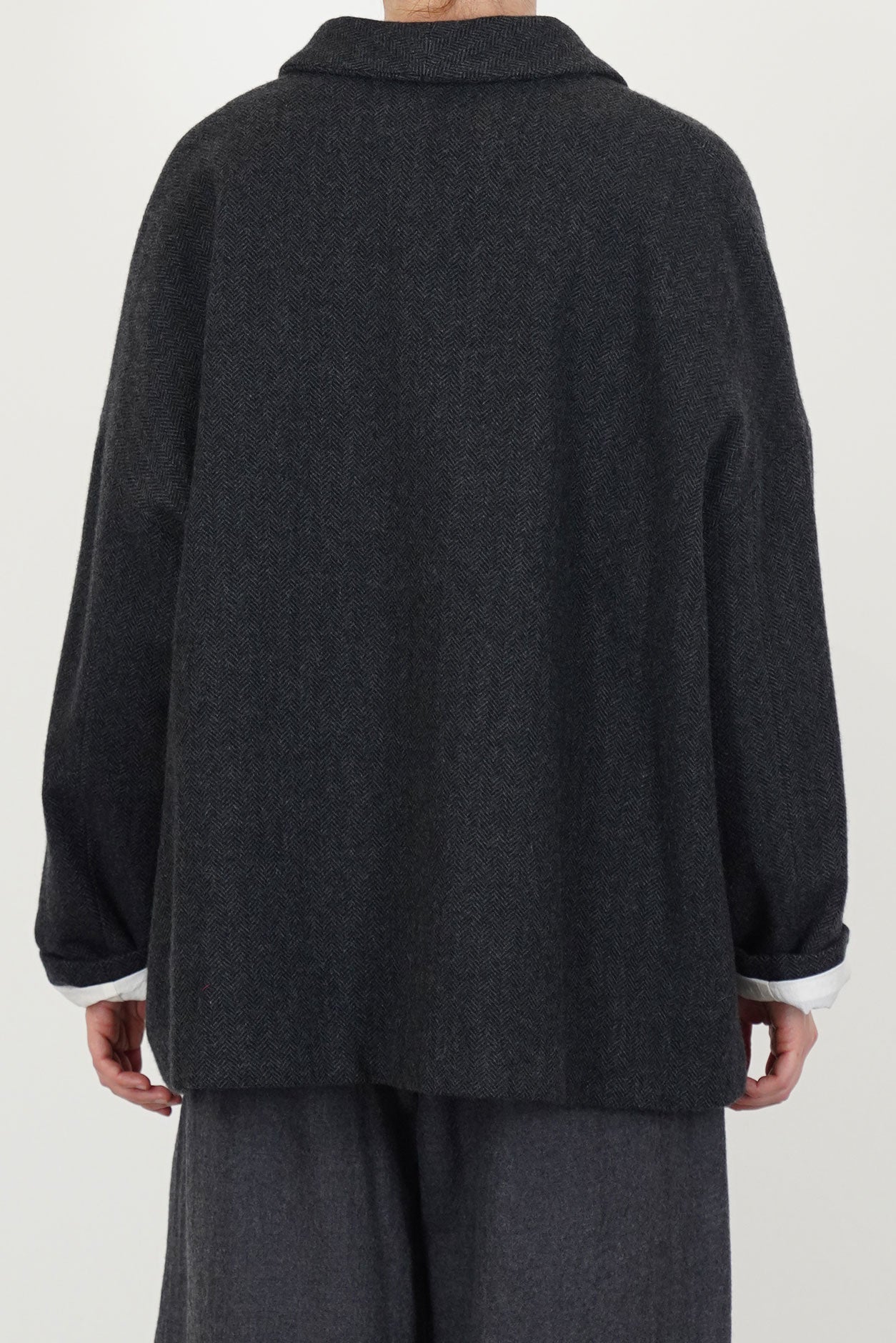 jacket cashmere cement grey p2084/ts987