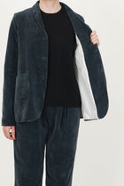 jacket velvet dark teal p1462/ts984