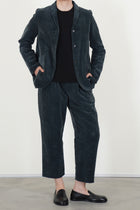 jacket velvet dark teal p1462/ts984