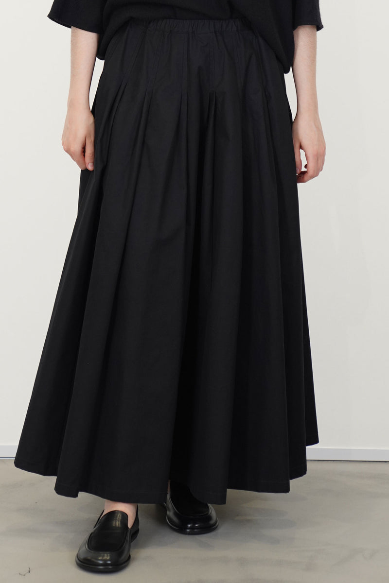long skirt cotton black p2078/ts993
