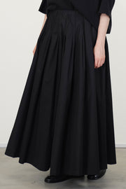 long skirt cotton black p2078/ts993