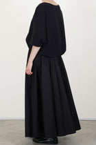 long skirt cotton black p2078/ts993