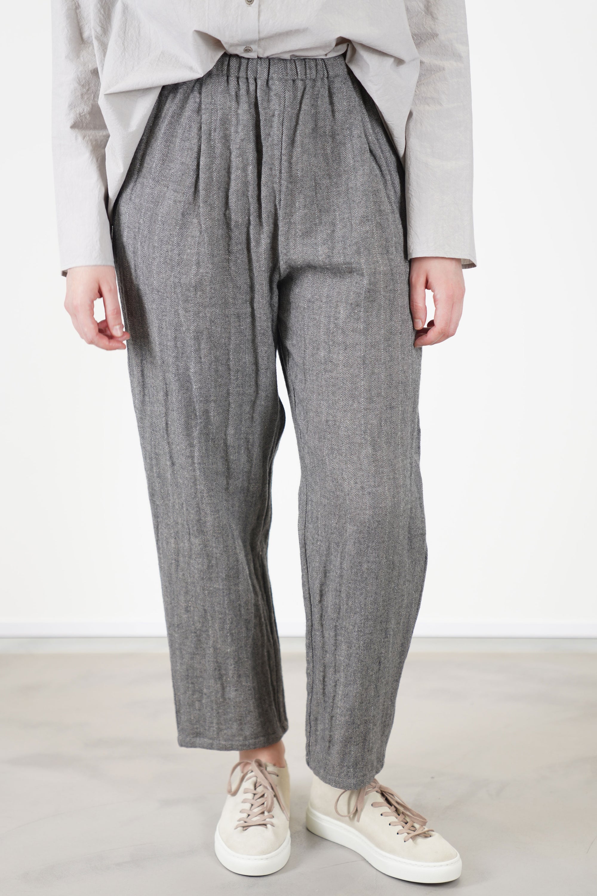woolen trousers ecru stone p1002/ts918