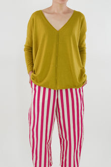 cardigan cashmere silk curry p1356/ts719