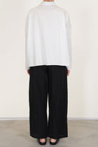 shirt cotton silk stripes meringue