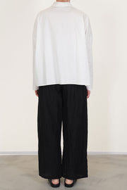 shirt cotton silk stripes meringue p1623/ts969