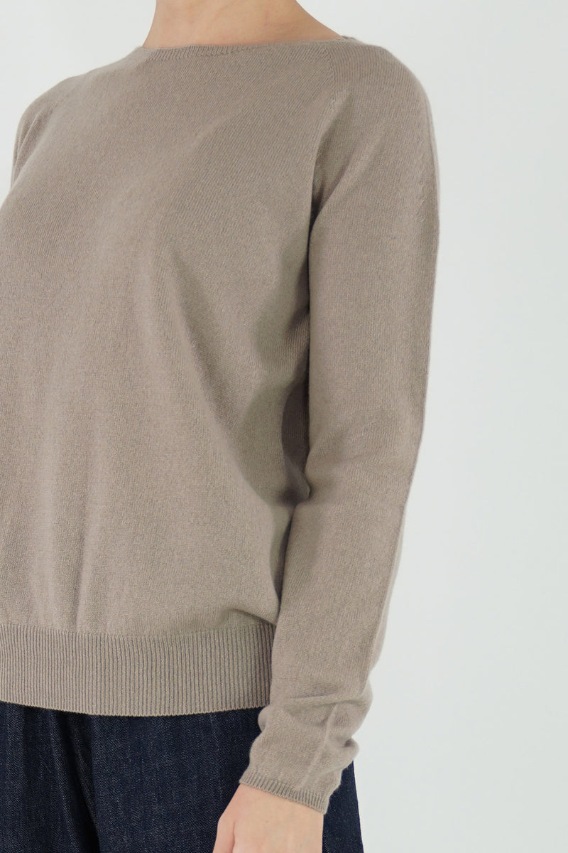 thin cashmere sweater ecru p1632/ts759