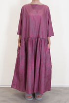apuntob (a.b) dress raspberry crafted in a soft thin silk material. 