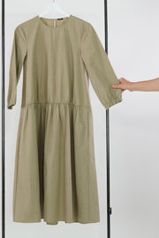 cotton dress ecru p1778/ts711