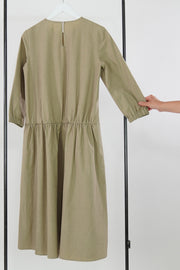 cotton dress ecru p1778/ts711