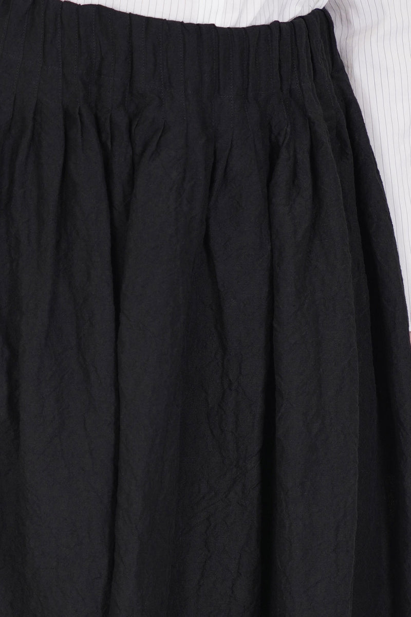 skirt linen black p1883/ts963