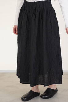 skirt linen black p1883/ts963