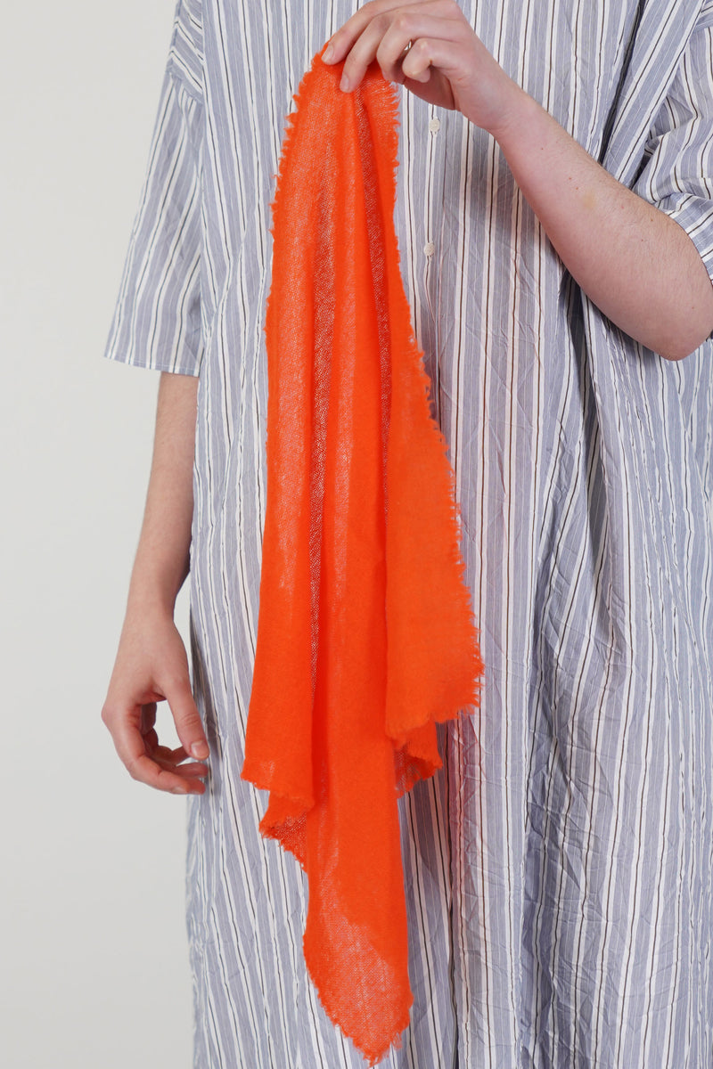 small cashmere stole tomato p2049/ts953