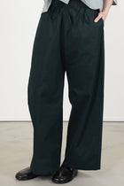 wide trousers bottle green p2062/ts993