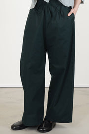 wide trousers bottle green p2062/ts993