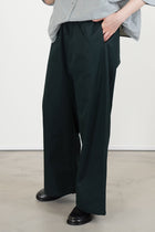 wide trousers bottle green p2062/ts993