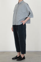 shirt check dark turquoise p2056/ts994