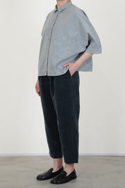 shirt check dark turquoise p2056/ts994