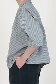shirt check dark turquoise p2056/ts994