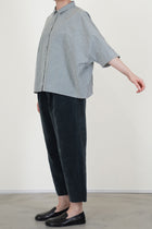 shirt check dark turquoise p2056/ts994