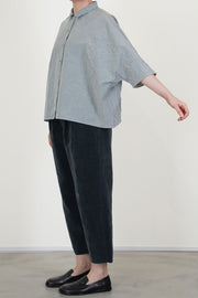 shirt check dark turquoise p2056/ts994