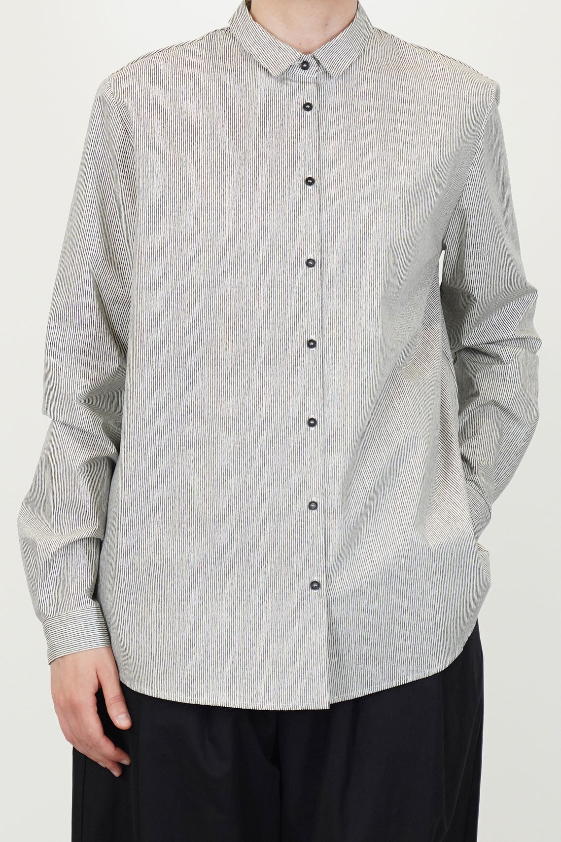 shirt cotton black stripes p1895/ts996