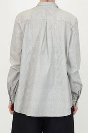 shirt cotton black stripes p1895/ts996