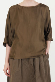 shirt silk military p2075/ts1002