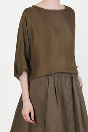 shirt silk military p2075/ts1002
