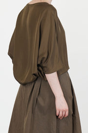 shirt silk military p2075/ts1002