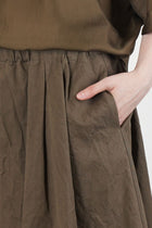 skirt crinkled cotton military p1975/ts1014