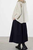 skirt virgin wool blue p1569/ts990