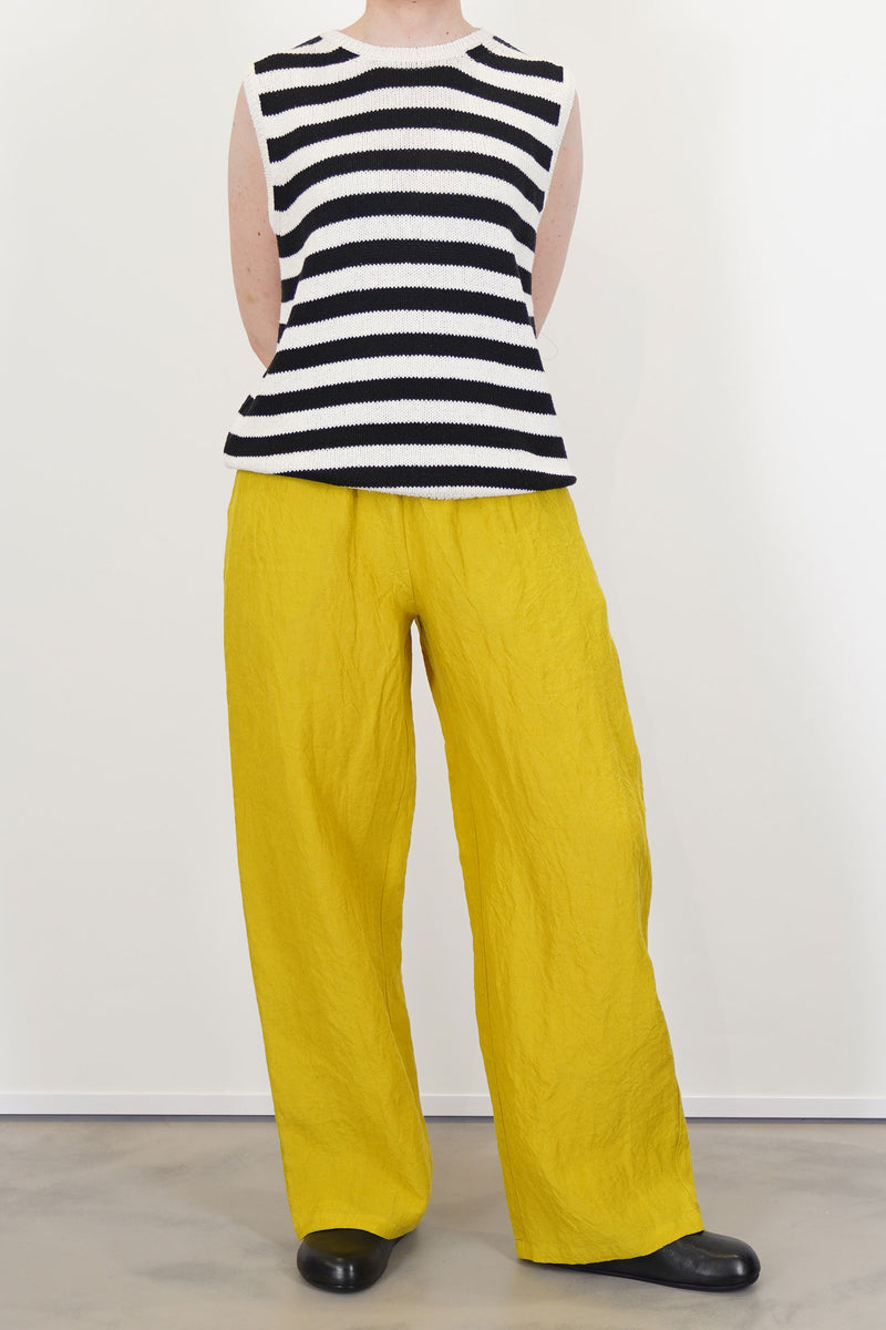 linen trousers lemon p2061/ts963