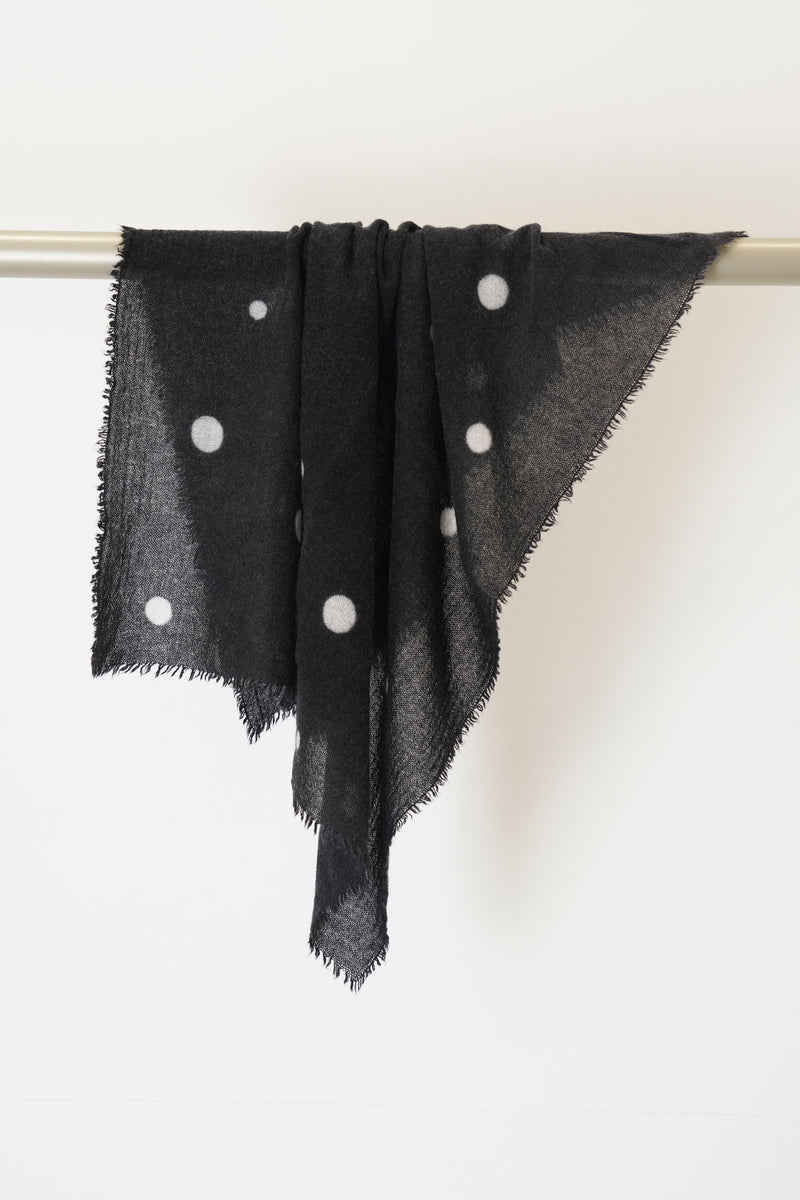 small scarf cashmere black p2119/ts1023