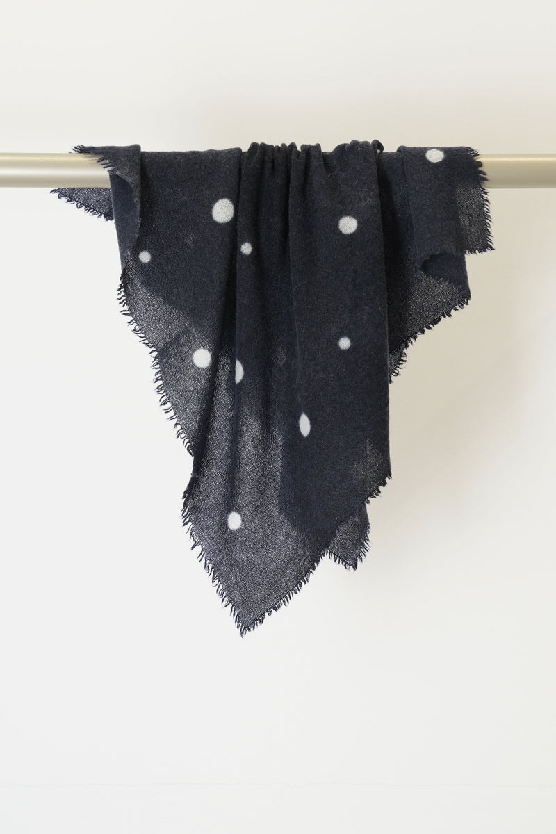 small scarf cashmere blue p2119/ts1023
