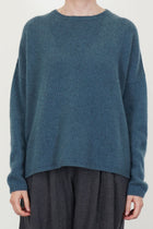 sweater cashmere alpaca dark turquoise p1890/ts998