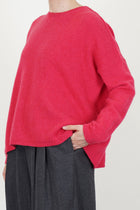 sweater cashmere alpaca raspberry p1890/ts998