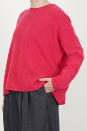sweater cashmere alpaca raspberry p1890/ts998