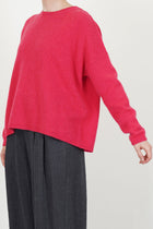 sweater cashmere alpaca raspberry p1890/ts998